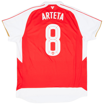2015-16 Arsenal Home Shirt Arteta #8VS