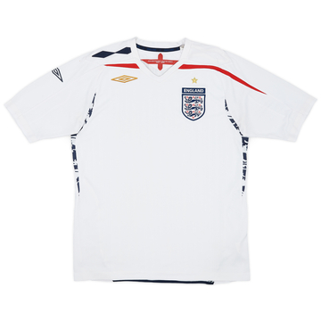 2007-09 England Home Shirt - 5/10 - (M)