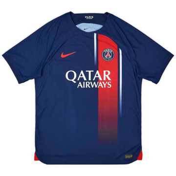 2023-24 Paris Saint-Germain Authentic Home Shirt - 10/10 - (L)