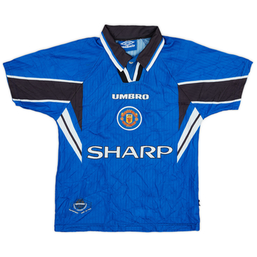 1996-98 Manchester United Third Shirt - 9/10 - (L.Boys)