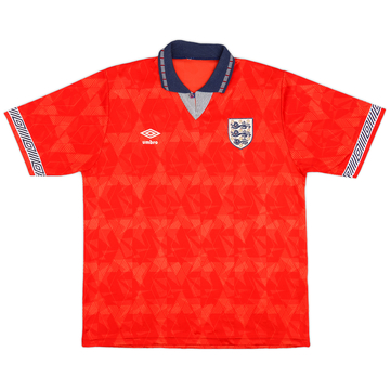 1990-93 England Away Shirt - 8/10 - (L)
