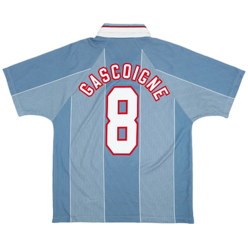 1996-97 England Away Shirt Gascoigne #8 - 6/10 - (L)