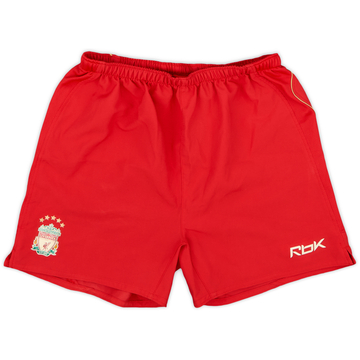 2005-06 Liverpool European Home Shorts - 7/10 - (L.Boys)
