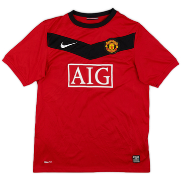 2009-10 Manchester United Home Shirt - 6/10 - (L.Boys)