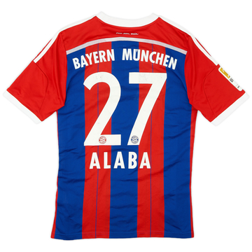 2014-15 Bayern Munich Home Shirt Alaba #27 - 5/10 - (XL.Boys)