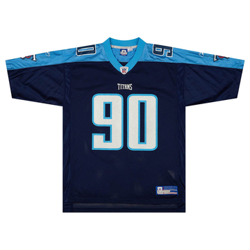 2002-03 Tennessee Titans Kearse #90 Reebok On Field Jersey (Home) L