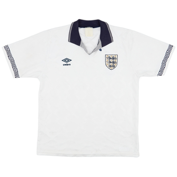 1990-92 England Home Shirt - 8/10 - (L)