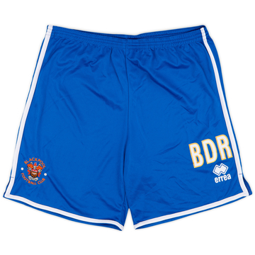 2014-15 Blackpool Staff Issue Errea Training Shorts BDR - 9/10 - (XL)