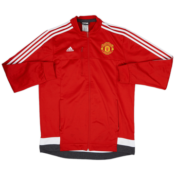 2015-16 Manchester United adidas Track Jacket - 9/10 - (L)