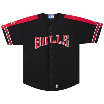 1990s Chicago Bulls Starter Baseball Jersey L