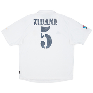 2001 Real Madrid Home Shirt Zidane #5 - 5/10 - (XL)