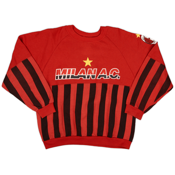 1990-91 AC Milan Le Felpe Dei Grandi Club Sweat Top - 8/10 - (S)