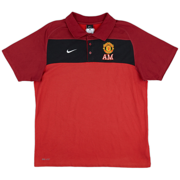 2010-11 Manchester United Nike Polo Shirt - 8/10 - (L)