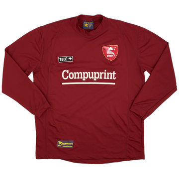 2000-01 Salernitana Home L/S Shirt - 9/10 - (XL)