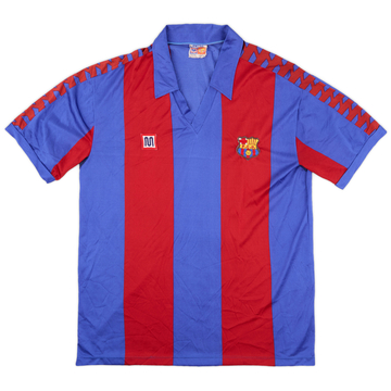 1984-89 Barcelona Home Shirt - 8/10 - (XL)