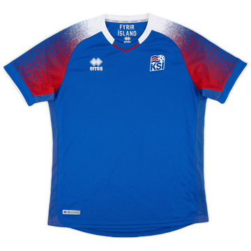 2018-19 Iceland Home Shirt - 8/10 - (XL)