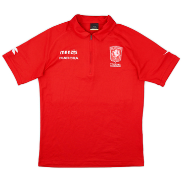 2008-09 FC Twente Academy Diadora 1/4 Zip Polo Shirt - 5/10 - (M)