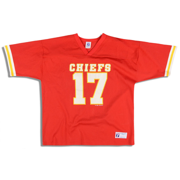1992 Kansas City Chiefs Krieg #17 Logo 7 Jersey (Home) XL