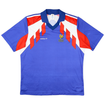 1990-92 France Home Shirt - 9/10 - (XL)
