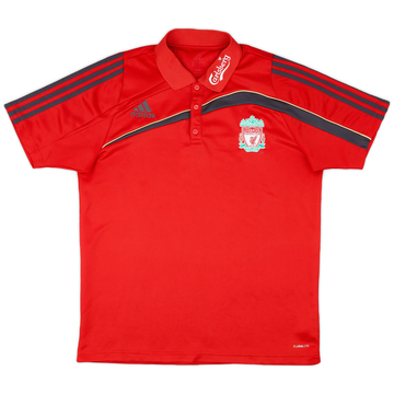 2009-10 Liverpool adidas Polo Shirt - 9/10 - (XL)