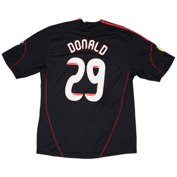 2009-10 Ajax Match Issue Europa League Away Shirt Donald #29