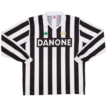 1992-94 Juventus Home L/S Shirt - 8/10 - (XL)