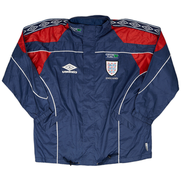 1995-97 England Umbro Hooded Rain Jacket - 7/10 - (L)