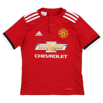 2017-18 Manchester United Home Shirt - 8/10 - (S.Boys)