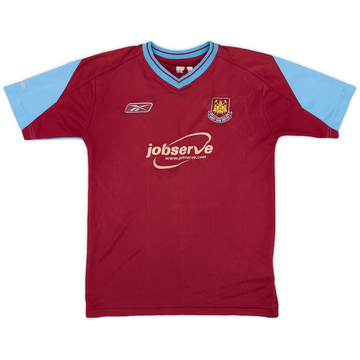 2003-05 West Ham Home Shirt - 6/10 - (L.Boys)
