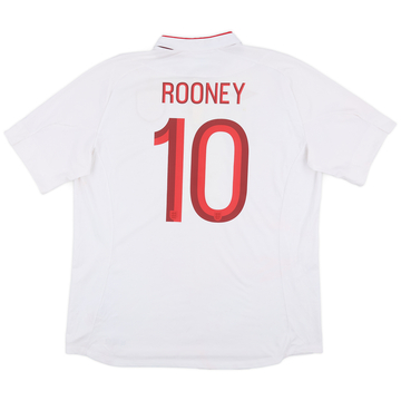 2012-13 England Home Shirt Rooney #10 - 6/10 - (XXL)