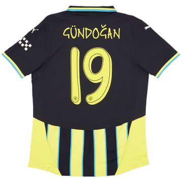 2024-25 Manchester City Authentic Away Shirt Gundogan #19