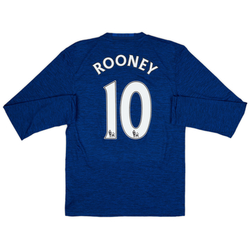 2016-17 Manchester United Away L/S Shirt Rooney #10 (S)
