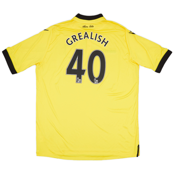 2015-16 Aston Villa Away Shirt Grealish #40 - 9/10 - (4XL)