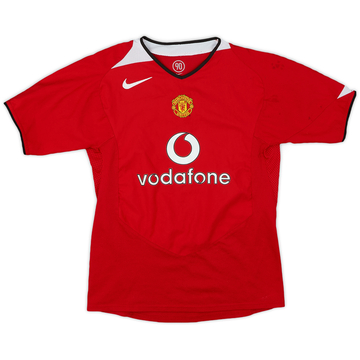 2004-06 Manchester United Home Shirt - 7/10 - (L.Boys)