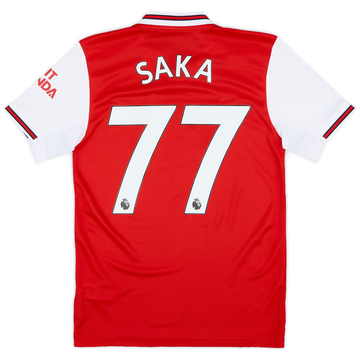2019-20 Arsenal Home Shirt Saka #77 - 10/10 - (XS)
