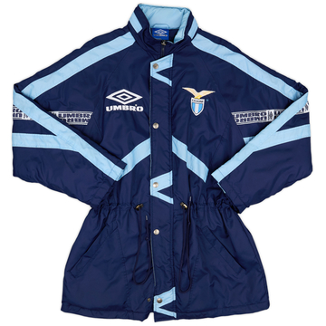 1993-94 Lazio Umbro Hooded Bench Coat - 9/10 - (L)