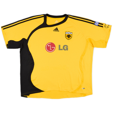 2006-07 AEK Athens Home Shirt - 8/10 - (XXL)