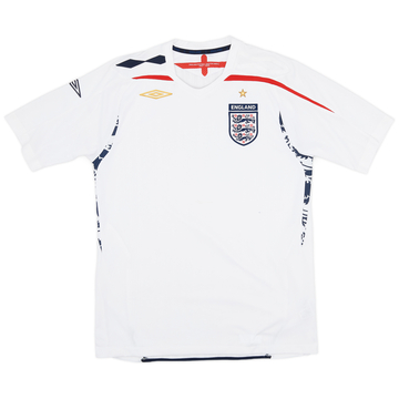 2007-09 England Home Shirt - 5/10 - (M)