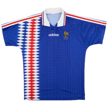 1994-96 France Home Shirt - 7/10 - (L)
