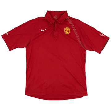 2004-05 Manchester United Nike Polo Shirt - 7/10 - (XL)