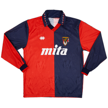 1991-92 Genoa Home L/S Shirt #10 - 7/10 - (L)
