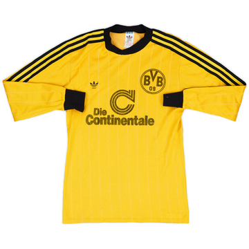 1989-90 Borussia Dortmund Home L/S Shirt #11 - 8/10 - (S)