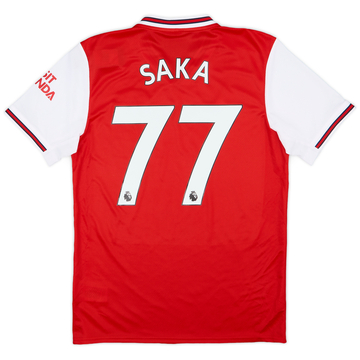 2019-20 Arsenal Home Shirt Saka #77 (M)
