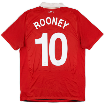 2010-11 Manchester United Home Shirt Rooney #10 - 5/10 - (M)