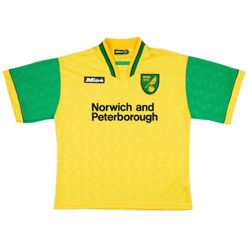 1996-97 Norwich Home Shirt - 9/10 - (L)