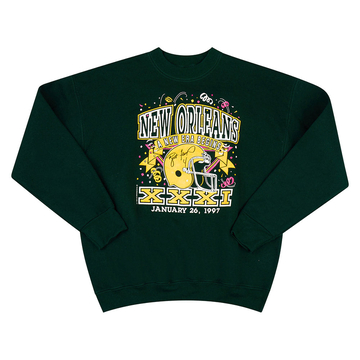 1997 Green Bay Packers Super Bowl XXXI Sweat Top L