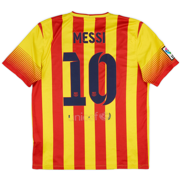 2013-14 Barcelona Away Shirt Messi #10 - 5/10 - (L)