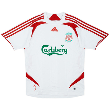 2007-08 Liverpool Away Shirt - 7/10 - (L.Boys)