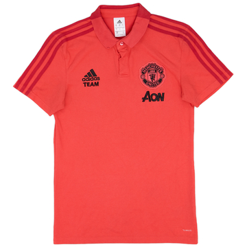 2018-19 Manchester United adidas Polo Shirt - 9/10 - (S)