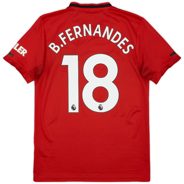 2019-20 Manchester United Home Shirt B.Fernandes #18 - 5/10 - (S)